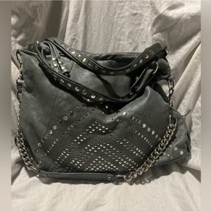 XXL Studded Leather Bag